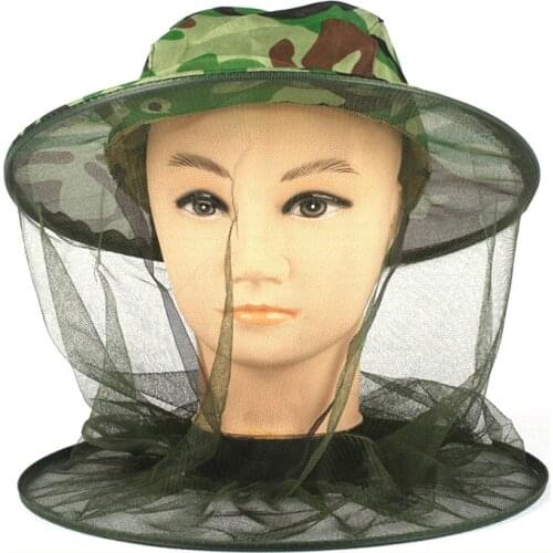 2021 Fishing Hat Sun Cap for Men Women Insect Mosquito Net Mesh Face Fishing Hunting Protection Face Neck Cover Fishing Cap