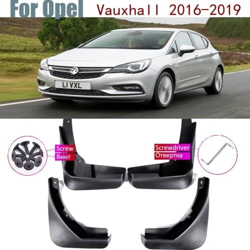 Car Mudflap 4x Mudguards Fender Styling Accessories Protection For Opel Vauxhall Holden Astra K GSI OPC 2016 2017 2018 2019
