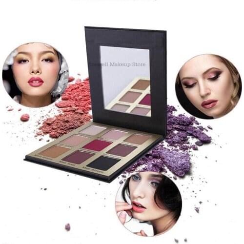 Balm Meet Matt Eyeshadow Palette Nude Matte Eye shadow Set Makeup 9 Colors COCOSH SHE Cosmetics