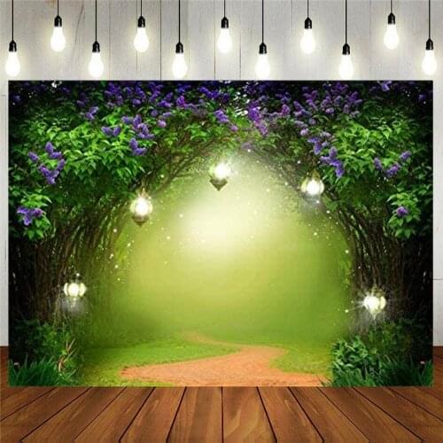 Enchanted Garden Baby Newborn Shower Forest Photography Backdrop Garden Forest Theme Baby Birthday Party Background