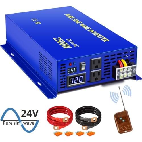 XYZ INVT 2500 watt Off Grid Power Inverter 12v 24v 36v 48v dc to ac 110v 120v 230v 240V Pure Sine Wave Inverter