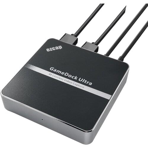 4K HDR Video Game Capture Recording Card HDR Loop Output Mic in 1080P 60fps 120FPS USB 3.1 Type C HD Game Live Streaming