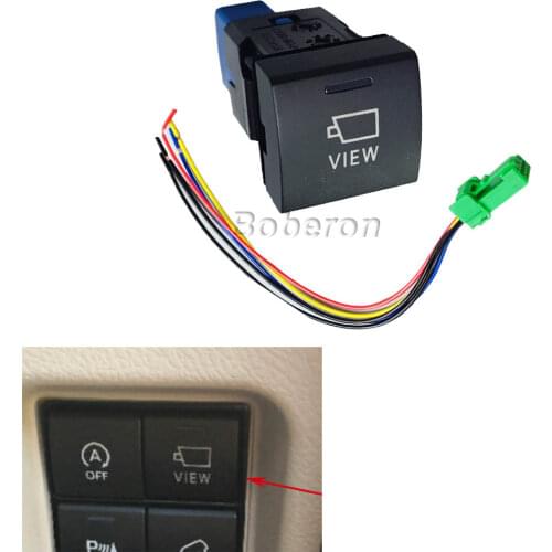Car Camera View Control Switch Button With Wire For Toyota Camry 2018 For Avalon Rav4 2019 2020