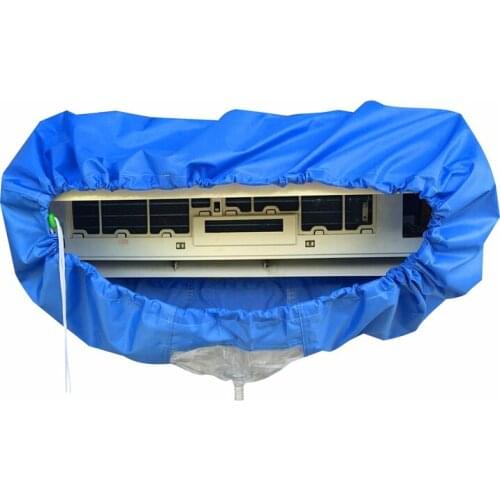 Air Conditioner Cover Washing Wall Mounted Air Conditioning Cleaning Protective Dust Cover Cleaner Bags Tightening belt WF