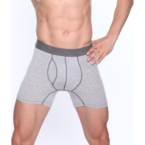 Fashion Boxer 95% cotton mens underwear High-stretch Panties Comfortable Breathable Warm and Dry Mens Boxer Underwear