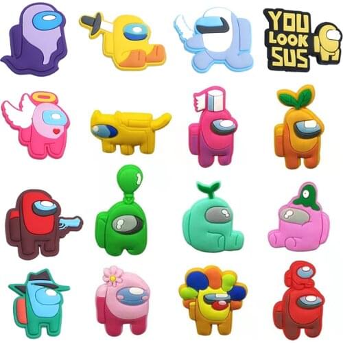 Novelty Single Sale 1pc PVC Game Shoe Charms Shoe Accessories Shoe Decoration for Croc JIBZ/ Wristbands Kids Party Xmas Hot Sale