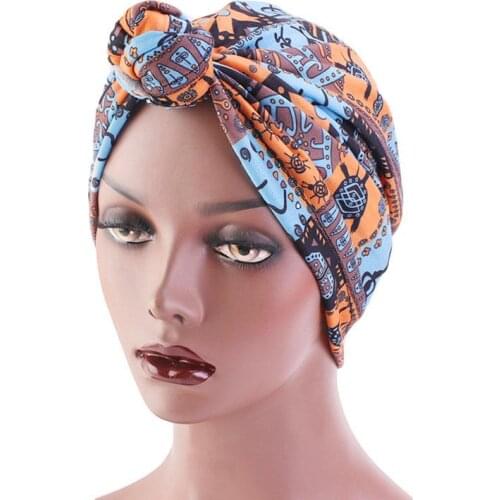 New Fashion Bohemian Style Cotton Knotted Turban Hat Africa Toe Cap Hat European And American Ethnic Style Ladies Hat