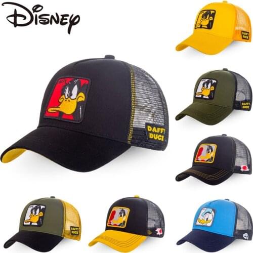 New Brand Anime Cartoon Mickey DONALD Duck Snapback Cotton Baseball Cap Men Women Hip Hop Dad Mesh Hat Trucker Hat Dropshipping
