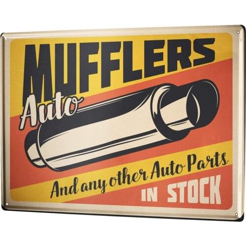 SINCE 2004 Metal Plate Garage car Workshop Exhaust Gas Stations