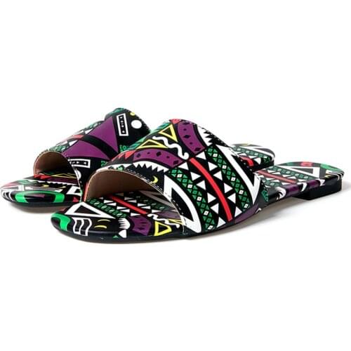 Women Handmade flat Slippers Woman 2020 Summer Outdoors Sandals Female Casual Beach Shoes Mixed Colors Open Toe Shoes Ladies