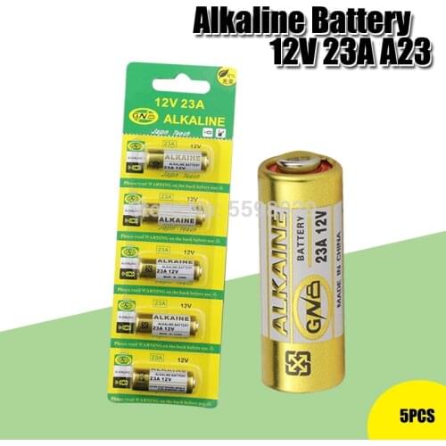5pcs/pack alkaline dry battery 23a 12v electronic toy disposable bateria 8F10R 8LR23 CA20 A23 L1028 23AE watch batteri