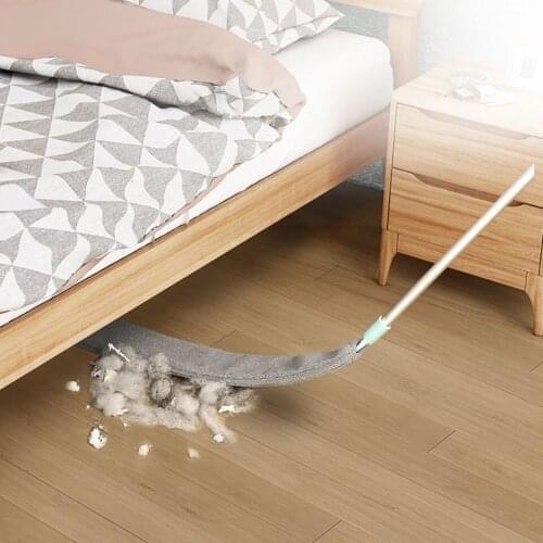 Long Handle Bedside Dust Brush Mop Flexible Dust Brush for Sofa Gap Extensible Dust Cleaner Household Cleaning Tools