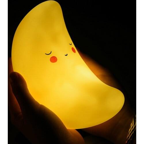 LED Moon Night Light Baby Nursery Lamps Bedroom Toys Baby Sleeping Lights Living Room Decoration Lights Fairy Christmas Gift