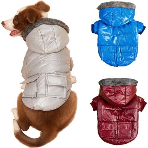 Warm Pet Dog Clothing Autumn Winter Pet Dog Clothes Windproof Pet Dog Coat for Chihuahua French Bulldog Pet Dog Outfits