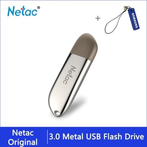 Netac USB Flash Drive 32 64 128 16 GB Metal Pendrive 128gb 64gb 32gb 16gb Pen Drive 3.0 USB Stick Disk on Key Memory for Phone