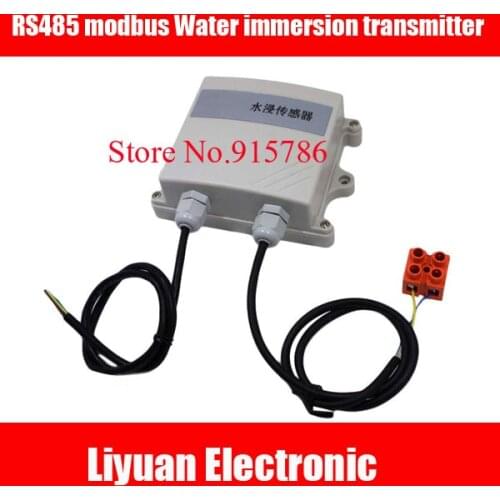 RS485 modbus Water immersion transmitter / 10V-30VDC leakage detection / touch sensor flooding free shipping