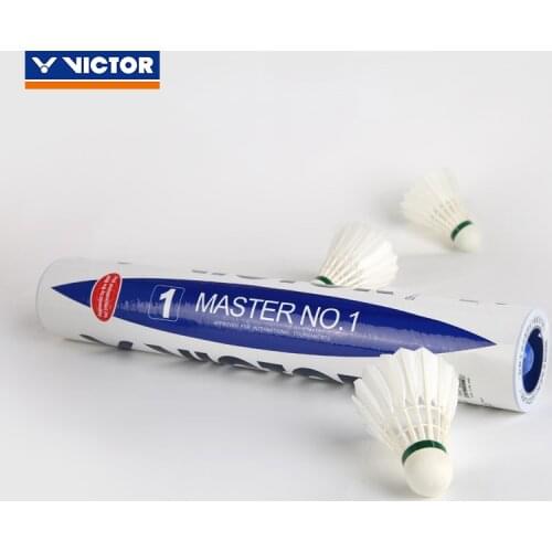 Victor Badminton Goose Feather Stable 12 Pack MS1 Master No .1 Goose Shuttlecock