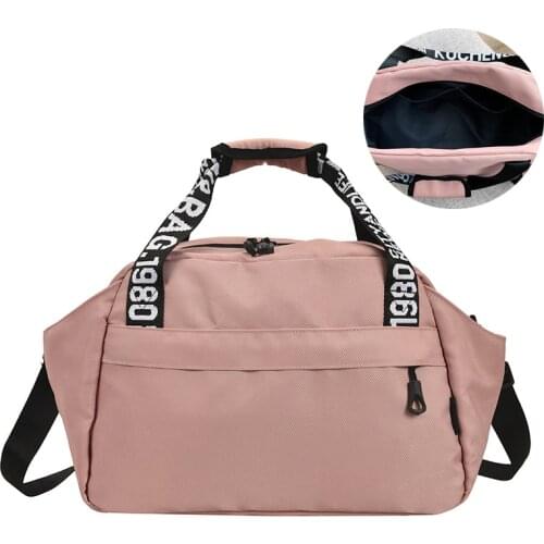 Womens Hand Luggage Bag Sports Fitness Bag Large Capacity Shoulder Bag Straddle Backpack Men 2021