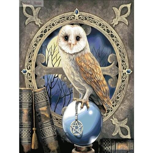 Diamond Embroidery Diy Diamond Painting Cross Stitch Kits Diamond Mosaic Owl Full Square Diamond Embroidery AD168