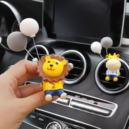 Lovely Car Cartoon Aromatherapy Air Outlet Perfume Fragrant Auto Interior Anime Decoration Fragrance Ornaments Gift Accessories