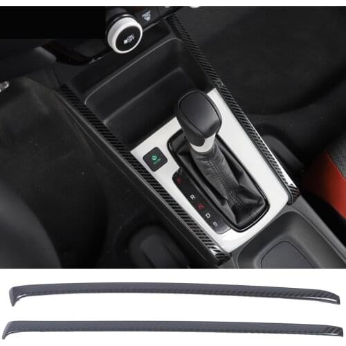 Car Accessories for Honda Fit Jazz GR 2020 2021 Stainless Steel Interior Near Gear Side Decorative Strips Cover Trim 2pcs
