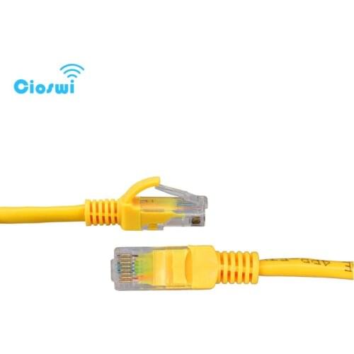 Cioswi 8p8c rj45 cat5 connector ethernet internet cable lan extension 1m network cable for computer and router rj-45 cable