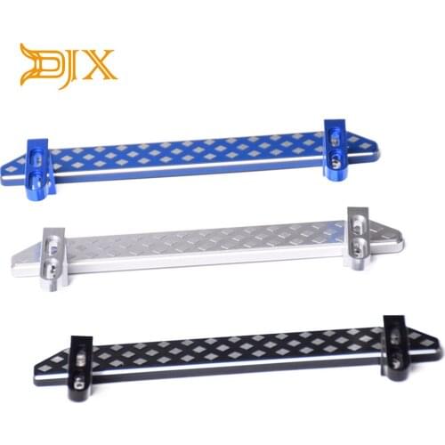 DJX 2PCS Metal Pedal Foot Side Steps Part Accessories for 1/10 RC Rock Crawler TRX-4