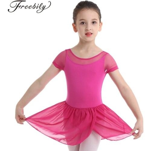 Gymnastics Leotard for Girls Ballet Dress Mesh Kids Leotard Tutu Dance Wear Costumes Ballet Leotards for Girl Ballerina Clothes