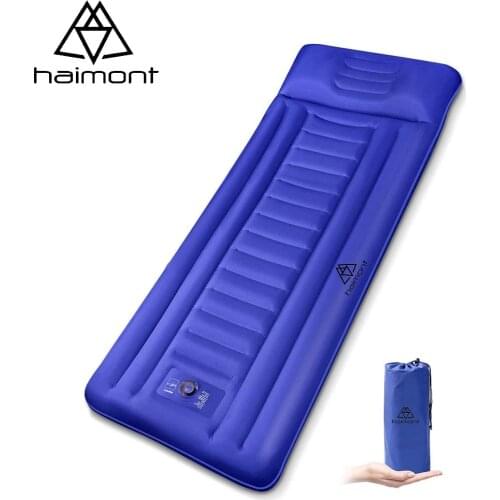 Haimont Insulated & Ultralight Camping Sleeping Pad/Mat Comfortable Camp Sleep Air Mattress with Built-in Pillow & Pump