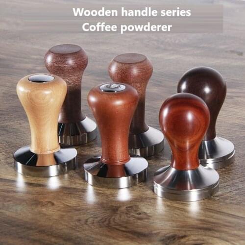 Calibrated Tamper Pressure 58mm 51mm For Coffee And Espresso Mat Powder Hammer Coffee Machine Powder Press Hammer Coffee Powder