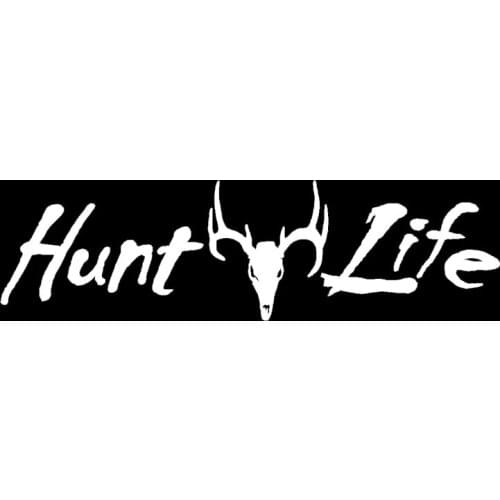 Creative Hunt Life Car Sticker Windshield Bumper Motorcycle Helmet Decals High Quality KK Vinyl Cover Scratched Waterproof PVC