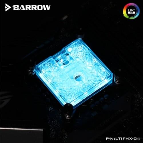Barrow Icicle series jetting type micro waterway CPU block (Acrylic Edition) for X99 platform LTIFHX-04