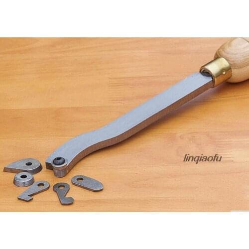 Multi-head hollow knife set High-speed steel Woodworking lathe cutting tool