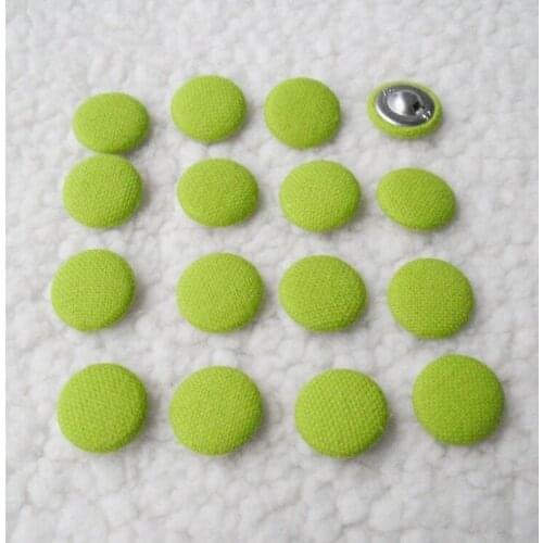 Free shipping fabric cover buttons diy canvas cloth covered buttons component with shank 20mm 2cm 100pcs/lot E01