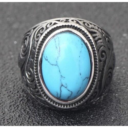 Retro secondhand goods, 925 Tibetan silver rings, green chalcedony, turquoisees rings, ornaments, and many styles