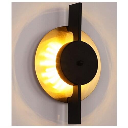 Postmodern Luxury Wall Lamp Iron Design LED Wall lamp Foyer Design Restaurant Corridor Loft Wall lights Nordic Decorative Home
