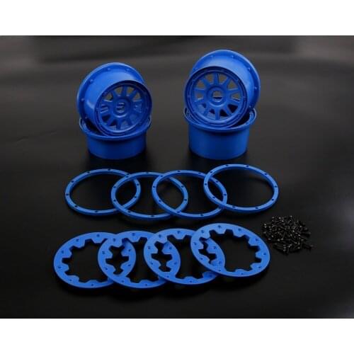 Rovan parts 1/5 scale gas rc baja tyres parts High strength Nylon wheel hubs,beadlocks and screws set(Gen.3)85159 for 5B baja