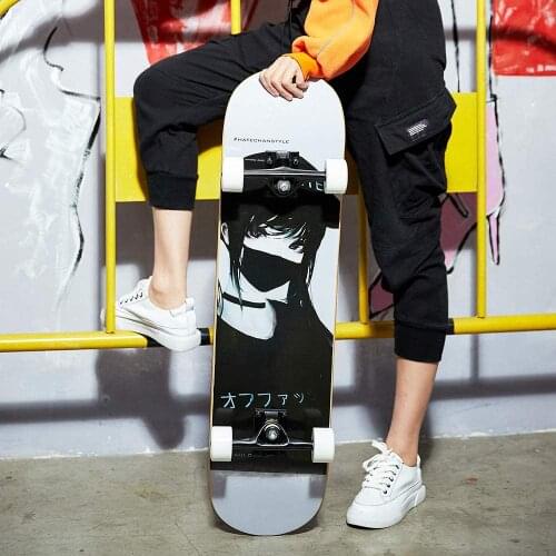 Skateboard Complete 31 Inch 7 Layer Canadian Maple Skateboard Deck for Extreme Outdoor Sports Boy Girl Children Gift Skateboards