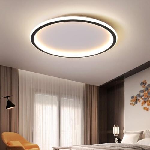 Modern Led Ceiling Lamp For Bedroom Study Dining Room Kitchen Minimalist Ultra Thin Round Roofing Chandelier Lighting Fixtures