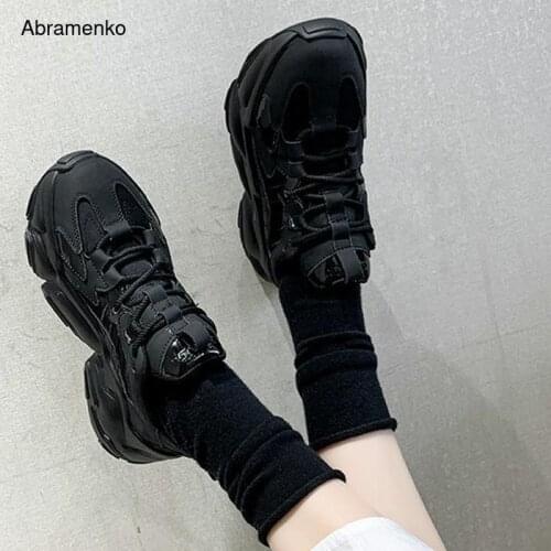 Women Shoes Sneakers Spring Female Platform Heels Air Mesh Light Flat Shoes 2021 Fashion Female Vulcanized Shoes Casual Ladies