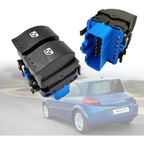 10 Pins Electric Window Switch Lifter Switches 8200107772 For RENAULT MEGANE II 2 SCENIC II GRAND SCENIC II 2002-2014