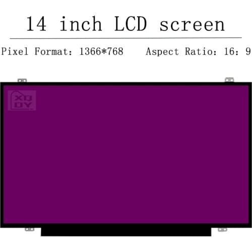 14" Slim LED matrix For Lenovo ideapad S436 I1000 Y460 Y470 Y480 Y400 Y410P Y430P Y471A K4430A laptop lcd screen panel