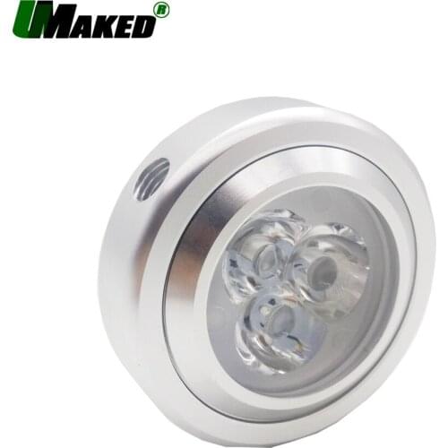 2pc 3W Dia54x21mm LED Alumimun Desk Lamp Head Kits lights mount Base lamp shell/LED Bulb Case+heat sink PCB+Lens free shipping