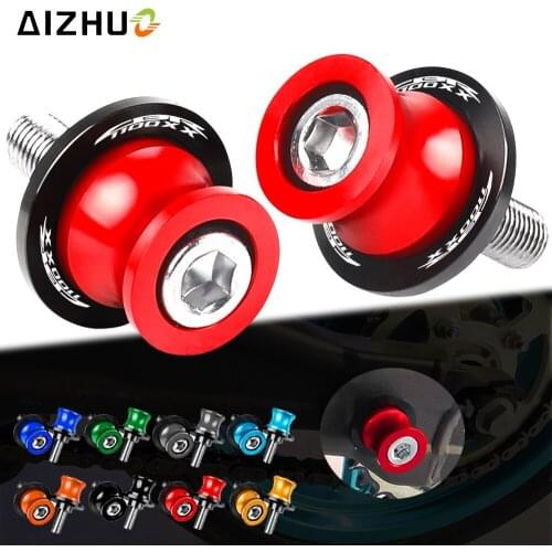 CBR 1100 XX 8MM Swingarm Spools Stand Screws CNC Aluminum With LOGO Motorcycle FOR HONDA CBR1100XX BLACKBIRD 1997-2007 2006 2005