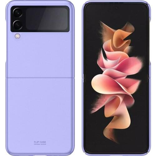 Matte Case for Samsung Galaxy Z Flip3 Flip 3 5G Folding Mobile Phone Cover Thin Protective Full Protection For Z Flip3 Cover