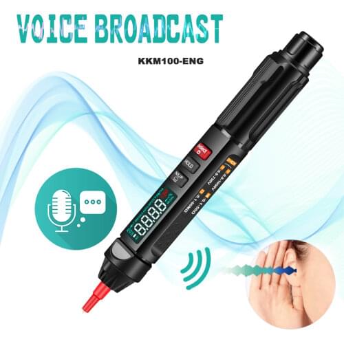 Kkm99/kkm1001Hz~10MHz Mini Digital Multimeter True RMS AC/DC Current Voltage Meter Measurment Mini Multimeter Tester Tool