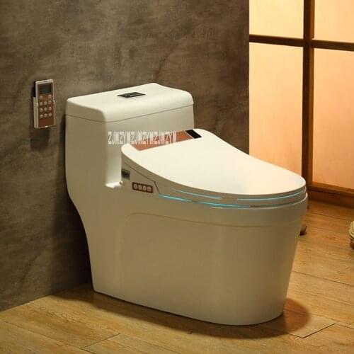 J-8801 Smart Toilet Seat Automatic Multifunction Electric Ceramic One Piece Toilet 1700W Intelligence Bathroom Seat Toilet 220V