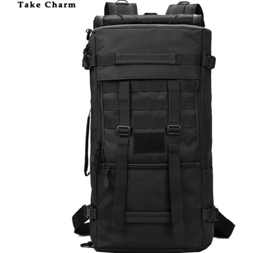 Camouflage Large Capacity Travel Bag Men Oxford Cloth Outdoor Waterproof Durable Multi-function Backpack Black Laptop Bags