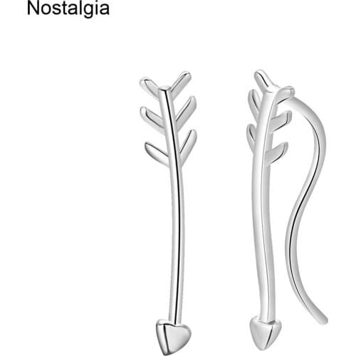 Nostalgia 2018 Korean Fashion Arrow Earrings Pairs Small Gifts Cute Jewelry Woman Accesoires