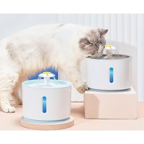 Pet Cat Water Fountain Dog Drinking Bowl USB Automatic Water Dispenser Super Quiet Drinker Auto Feeder Pet Products